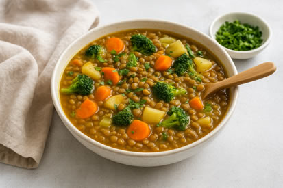 Lentejas con verduras